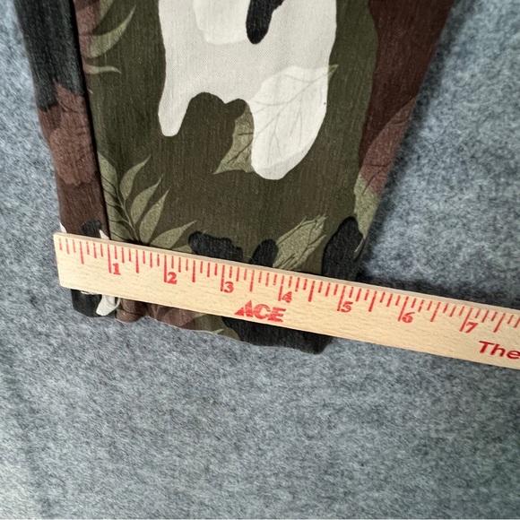 VENTI6 Jogger Pants Eastic Waist Floral Camo Stretch Size Medium - Picture 11 of 12